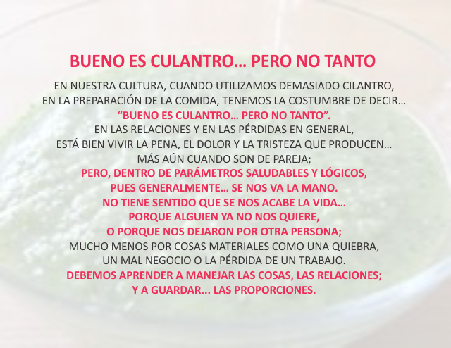 Bueno es culantro...Pero no tanto Agosto 25 de 2012